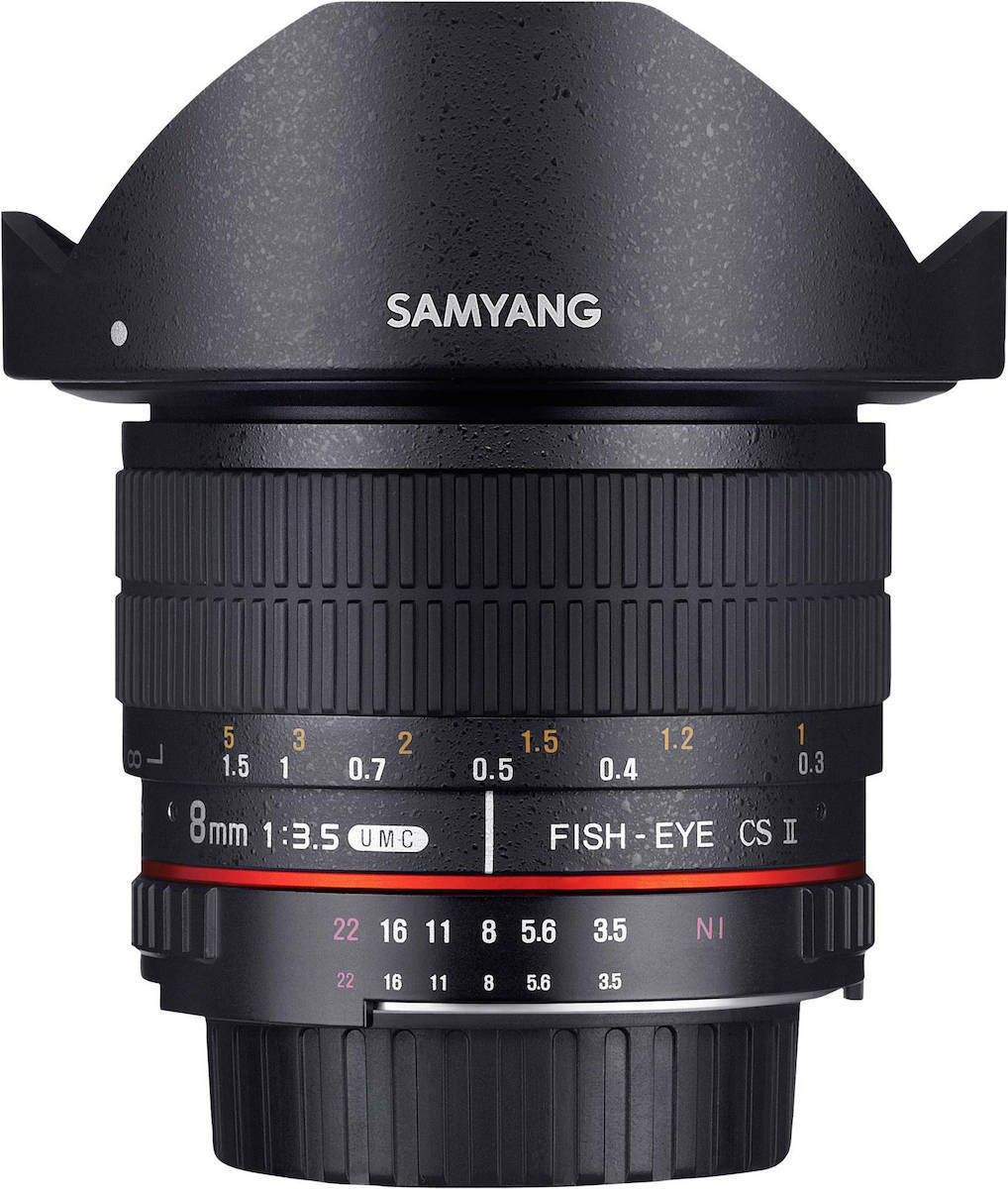 Samyang 8mm f/3.5 UMC CS II Crop Frame για Canon EF-M Μount