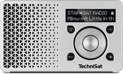 Technisat Digitradio 1 Φορητό Ραδιόφωνο Επαναφορτιζόμενο DAB+ με USB Ασημί