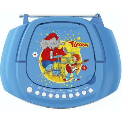 Technisat Φορητό Ηχοσύστημα Digitradio 1990 Benjamin Blümchen με Bluetooth / CD / MP3 / USB / Ραδιόφωνο σε Μπλε Χρώμα - Image 4