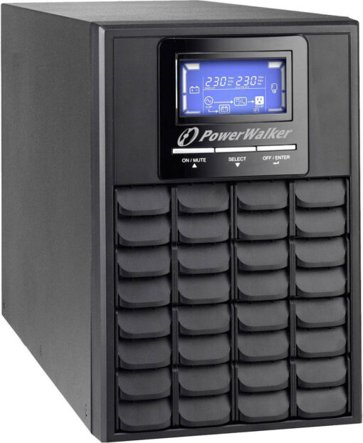 Powerwalker VFI 1000C LCD UPS On-Line 1000VA 800W - Image 3