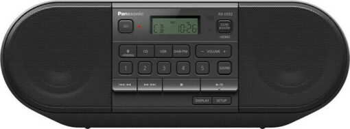Panasonic Φορητό Ηχοσύστημα με Bluetooth / CD / MP3 / USB / Ραδιόφωνο σε Μαύρο Χρώμα - Image 3