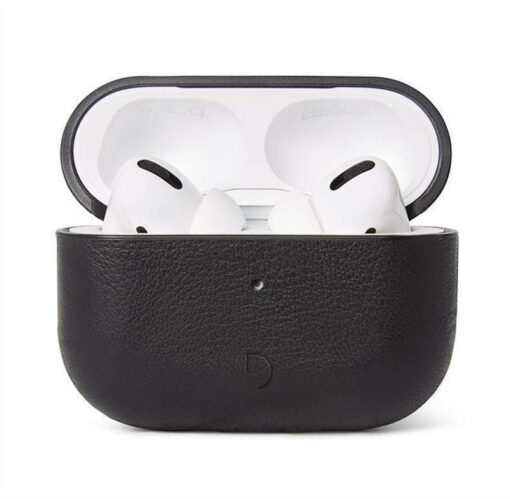 Decoded Leather Aircase Δερμάτινη Μαύρο (Apple AirPods 3) - Image 3