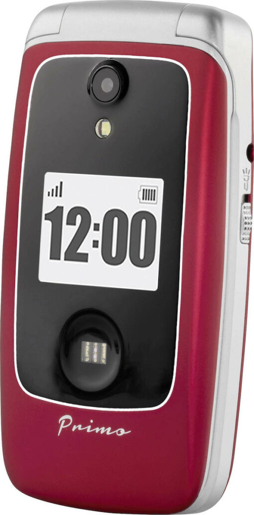 Doro Primo 418 Dual SIM Κινητό με Κουμπιά Red - Image 2