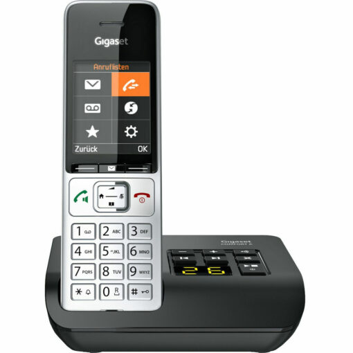 Gigaset Comfort 500A με Ελληνικό Μενού Silver/Black