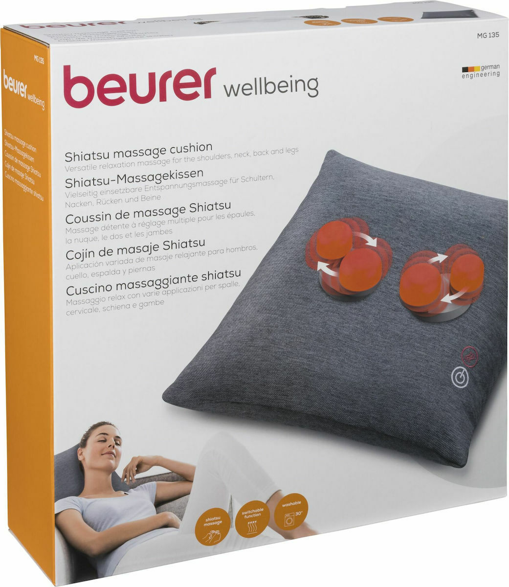 Beurer MG 135 Μαξιλάρι Μασάζ Shiatsu για τον Αυχένα με Λειτουργία Θέρμανσης 64413 - Image 5