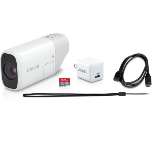 Canon PowerShot Zoom Essential Kit 12.1MP Full HD (1080p) Οπτικό Ζουμ 9.6x Λευκή