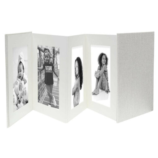 Deknudt Άλμπουμ Leporello για 8 Φωτογραφίες Διαστάσεων 13x18εκ. Γκρι