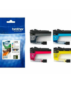 Brother LC426 Γνήσιο Πακέτο 4 Μελανιών Εκτυπωτή InkJet Κίτρινο / Κυανό / Ματζέντα / Μαύρο (LC-426VAL)