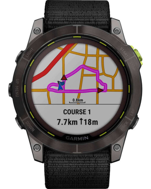 Garmin Enduro 2 Solar 51mm Grey DLC Titanium with UltraFit Nylon Strap - Image 3