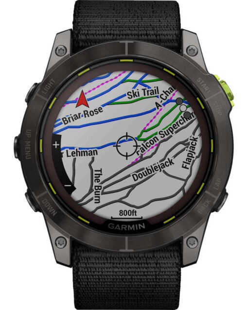 Garmin Enduro 2 Solar 51mm Grey DLC Titanium with UltraFit Nylon Strap - Image 4