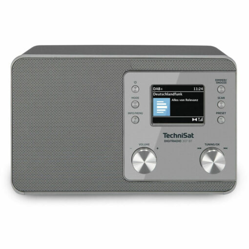 Technisat DigitRadio 307 Επιτραπέζιο Ραδιόφωνο Ρεύματος DAB+ με Bluetooth Ασημί