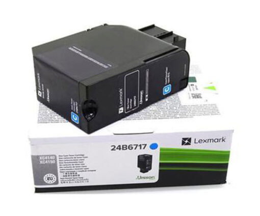 Lexmark 24B6717 Γνήσιο Toner Laser Εκτυπωτή Κυανό 13000 Σελίδων