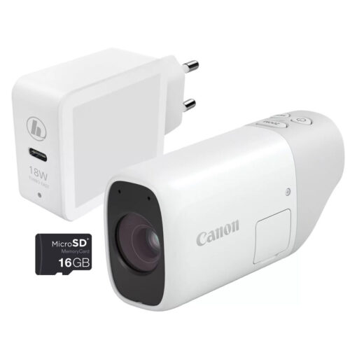 Canon PowerShot Zoom Essential Kit 12.1MP Full HD (1080p) Οπτικό Ζουμ 9.6x Λευκή - Image 3
