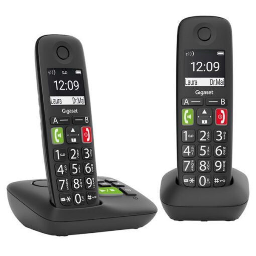 Gigaset E290A Duo με Ελληνικό Μενού Μαύρο - Image 4