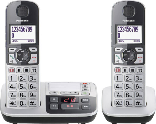 Panasonic KX-TGE522 Duo Ασημί