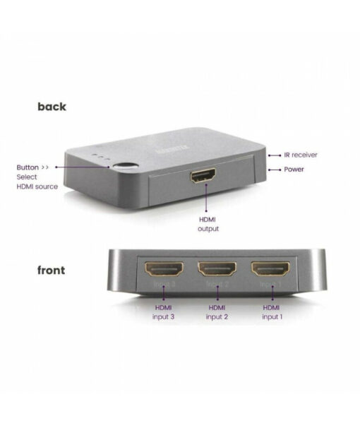 Marmitek Connect 310 UHD 2.0 HDMI Switch - Image 2