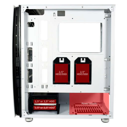 LC-Power Bright Sail X Gaming Midi Tower με Πλαϊνό Παράθυρο - Image 3