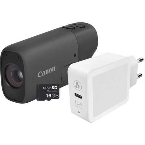 Canon PowerShot Zoom 12.1MP Full HD (1080p) Μαύρη - Image 4