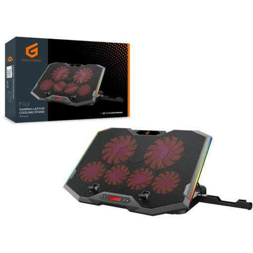 Conceptronic Ergo Cooling Pad με 6 Ανεμιστήρες και Φωτισμό - Image 2