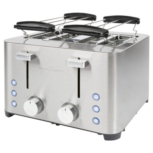 Profi Cook PC-TA 1252 Φρυγανιέρα 4 Θέσεων 1500W Inox