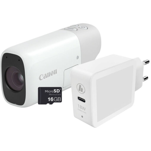 Canon PowerShot Zoom Essential Kit 12.1MP Full HD (1080p) Οπτικό Ζουμ 9.6x Λευκή - Image 5
