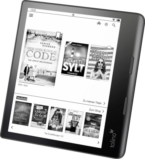 Tolino Epos 3 με Οθόνη Αφής 8" (32GB) Μαύρο