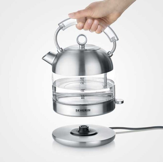 Severin WK 3458 500ml με Ισχύ 1100W Μαύρος - Image 3