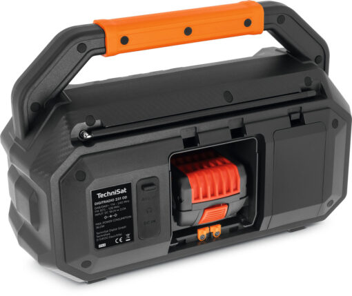 Technisat DigitRadio 231 OD Φορητό Ραδιόφωνο Επαναφορτιζόμενο DAB+ με Bluetooth Μαύρο - Image 5