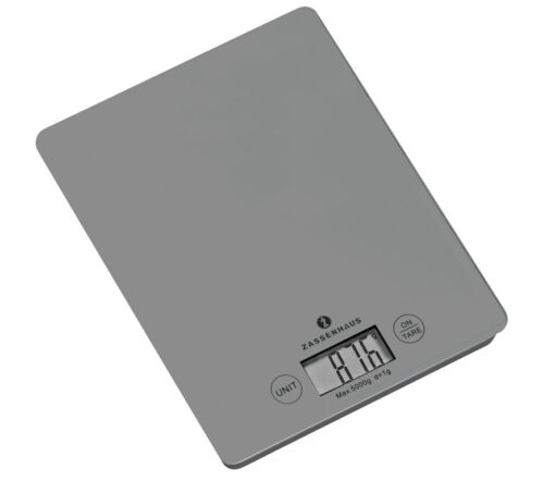 Zassenhaus Balance Ψηφιακή Ζυγαριά Κουζίνας 1gr/5kg Cool Grey - Image 3
