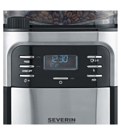 Severin Προγραμματιζόμενη Καφετιέρα Φίλτρου 1000W Silver - Image 3