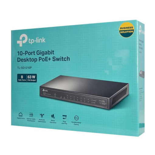 TP-LINK TL-SG1210P v3 Unmanaged L2 PoE+ - Image 5