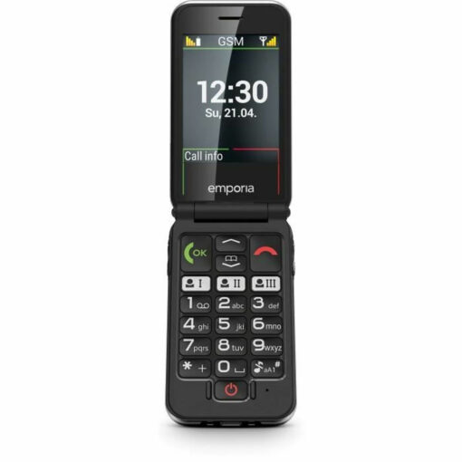 Emporia V228 Dual SIM Κινητό με Μεγάλα Κουμπιά Μαύρο