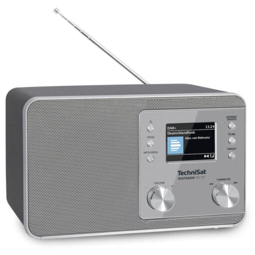 Technisat DigitRadio 307 Επιτραπέζιο Ραδιόφωνο Ρεύματος DAB+ με Bluetooth Ασημί - Image 3