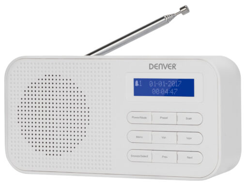 Denver DAB-42 Φορητό Ραδιόφωνο Ρεύματος / Μπαταρίας DAB+ Λευκό