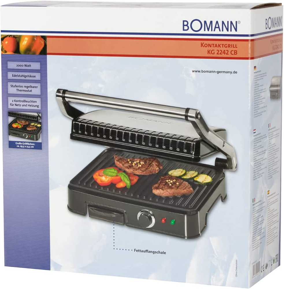 Bomann KG 2242 2000W για 4 Τοστ Inox - Image 5