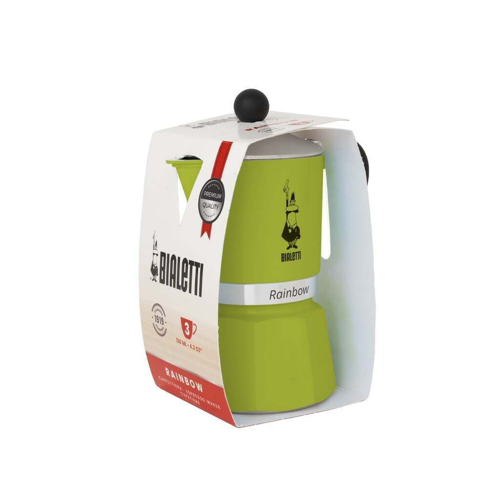 Bialetti Rainbow Μπρίκι Espresso 3cups Πράσινο - Image 6