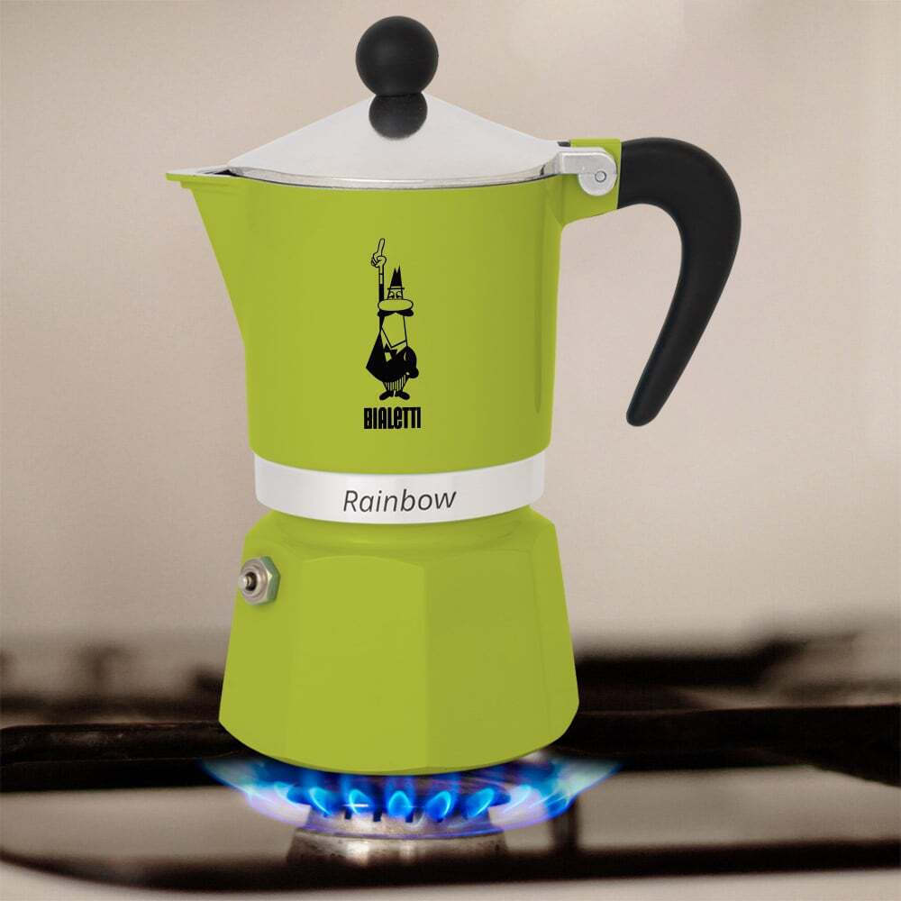 Bialetti Rainbow Μπρίκι Espresso 3cups Πράσινο - Image 4