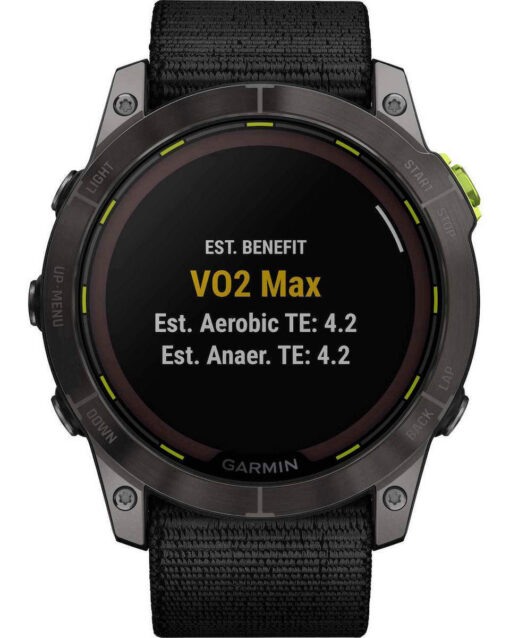 Garmin Enduro 2 Solar 51mm Grey DLC Titanium with UltraFit Nylon Strap - Image 2