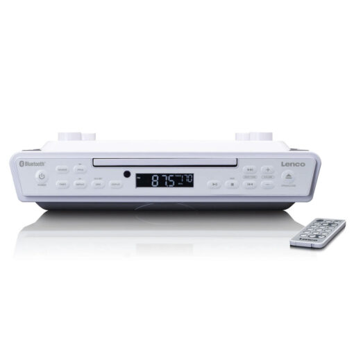 Lenco KCR-190 Επιτραπέζιο Ραδιόφωνο Ρεύματος DAB+ με Bluetooth Λευκό