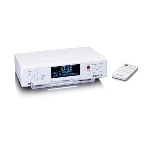 Lenco KCR-190 Επιτραπέζιο Ραδιόφωνο Ρεύματος DAB+ με Bluetooth Λευκό - Image 2