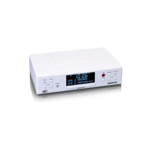 Lenco KCR-190 Επιτραπέζιο Ραδιόφωνο Ρεύματος DAB+ με Bluetooth Λευκό - Image 4