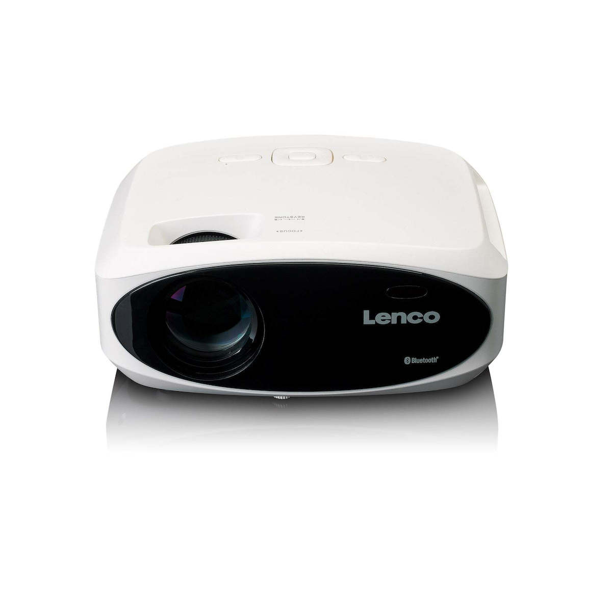 Lenco LPJ-900WH Full HD LED με Ενσωματωμένα Ηχεία