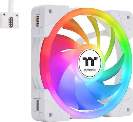 Thermaltake SWAFAN EX14 ARGB Sync White TT Premium Edition Case Fan 140mm 3τμχ Λευκό - Image 2