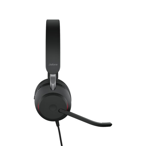 Jabra Evolve2 40 VOIP Headset UC Stereo Headet Black USB-A (24189-989-999) - Image 3