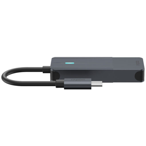 Rapoo USB 3.1 Hub 4 Θυρών με σύνδεση USB-C Γκρι - Image 4