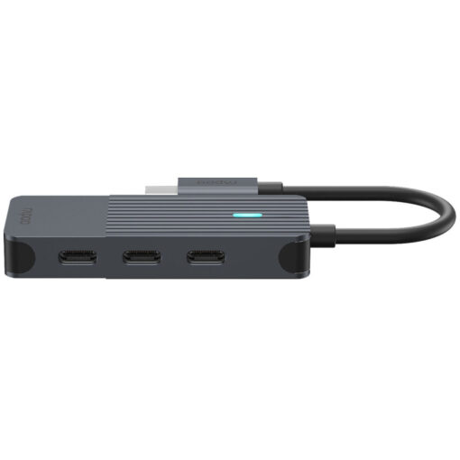 Rapoo USB 3.1 Hub 4 Θυρών με σύνδεση USB-C Γκρι - Image 3