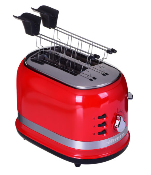 Ariete 0149/00 Φρυγανιέρα 2 Θέσεων 815W Κόκκινη - Image 4