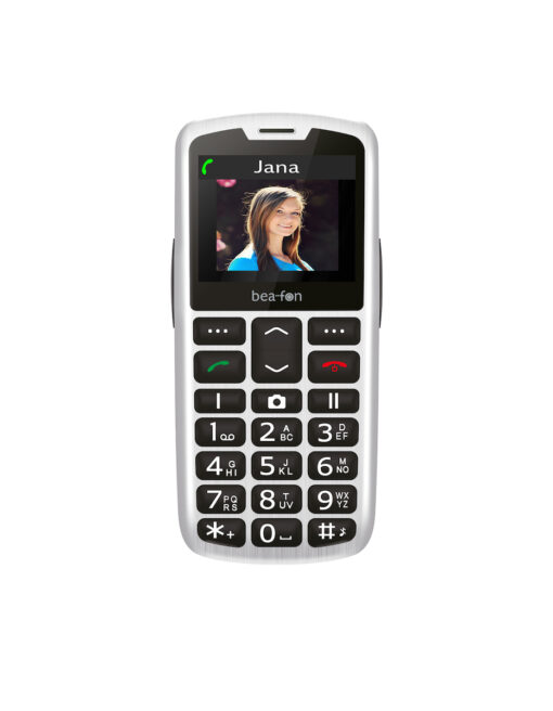 Bea-fon SL260 Dual SIM Κινητό με Μεγάλα Κουμπιά Ασημί