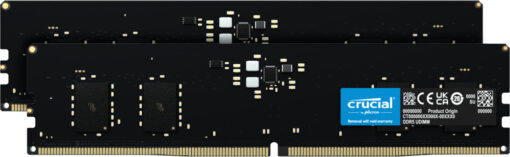 Crucial 16GB DDR5 με 2 Modules (2x8GB) (CT2K8G56C46U5)