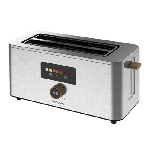 Cecotec Extra Double Φρυγανιέρα 2 Θέσεων 1500W Inox